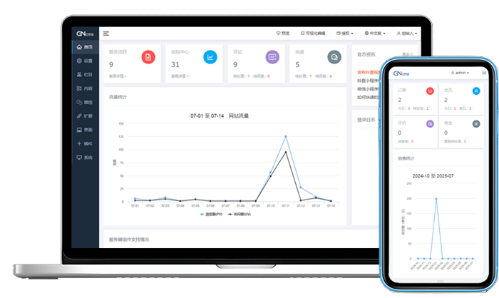 新一代AI智能CMS系统